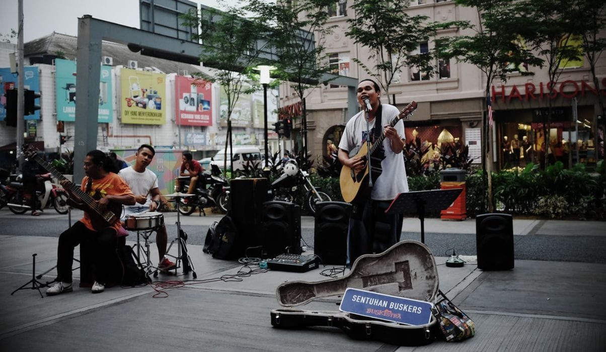 Street busker Street busker